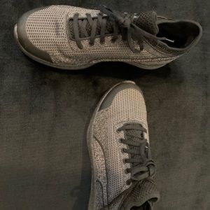 Gray Puma sneakers
